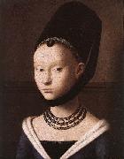 CHRISTUS, Petrus Portrait of a Young Girl after oil